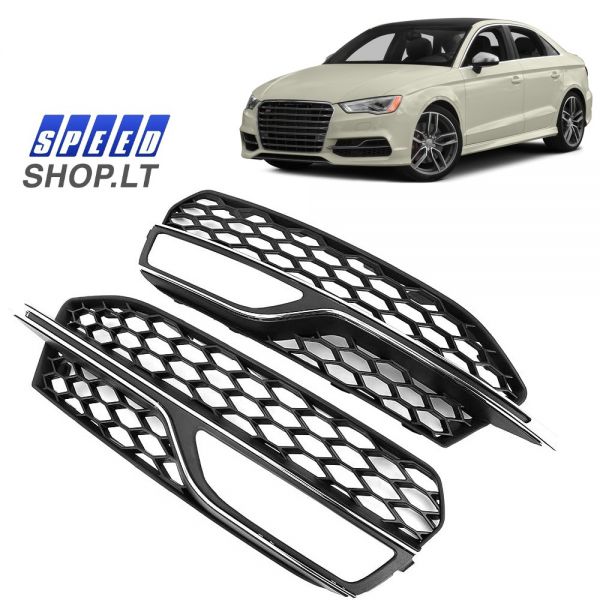 AUDI A3 S3 bamperio šoninės grotelės